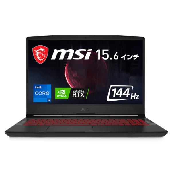Pulse GL66 11UEK-068JP 2021年製 MSI MSI PULSE-GL66-11UEK-068JP ゲーミングノートPC 15.6インチ Core