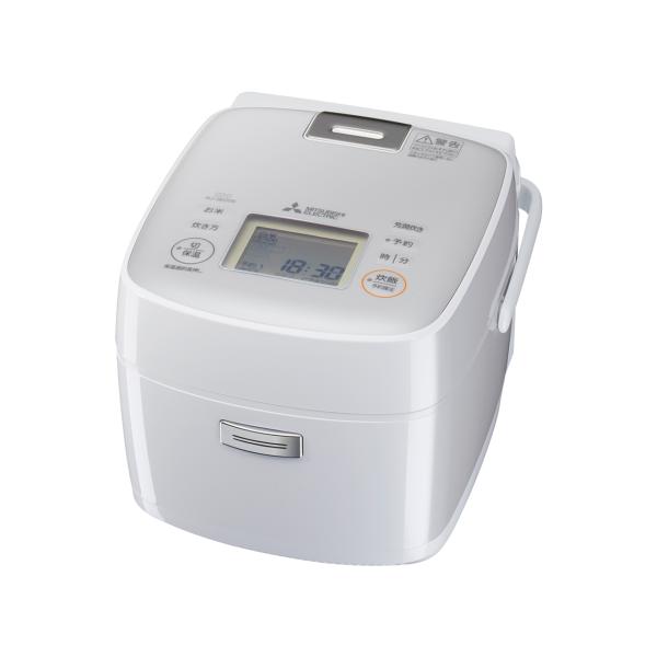 炭炊釜 三菱電機 NJ-SED06-W IHジャー炊飯器 3.5合炊き 備長炭 月白