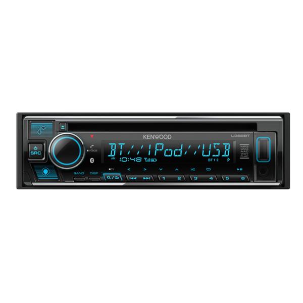 ケンウッド U382BT 1DIN オーディオ CD/USB/iPod/Bluetoothレシーバー