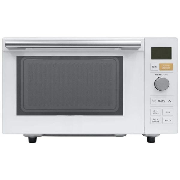 YAMAZEN オーブンレンジ NERP-018FV(W) 山善 YAMAZEN NERP-018FV-W フラットオーブンレンジ 縦開き 18L