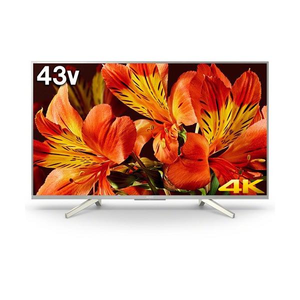 SONY 液晶テレビ 本体　KJ-43X8500F 4K 43インチ　43V SONY BRAVIA KJ-43X8500F (B) [43インチ ブラック] 価格比較