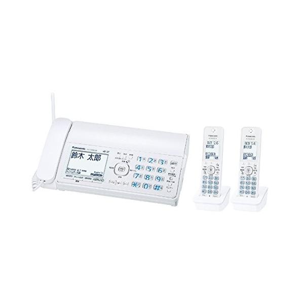 Panasonic パナソニック KX-PZ300DW-W FAX 電話機 子機2台 Panasonic パナソニック KX-PZ300DW-W FAX 電話機 子機2台