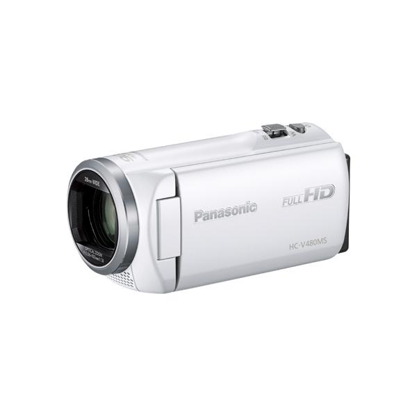 美品　Panasonic HC-V480MS Panasonic HC-V480MS ホワイト ビデオカメラ 箱付き 美品 Amazon.co.jp