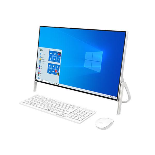 FMV 富士通 FMVF52D3W 23.8型ワイド Celeron メモリ4GB SSD512GB 