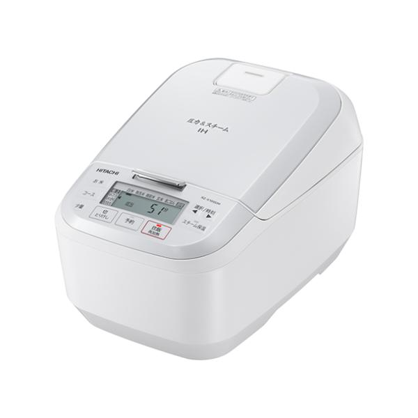 【美品】HITACHI 圧力IH炊飯器 RZ-X100BM 5.5合炊き 日立（HITACHI） RZ-X100DM W 圧力＆スチーム IH炊飯器 5.5合炊き