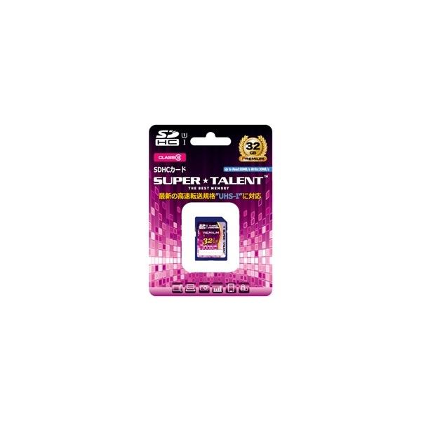 SUPER TALENT X[p[^g SDJ[h SDHC[J[h ST32SU1P 32GB Vi 