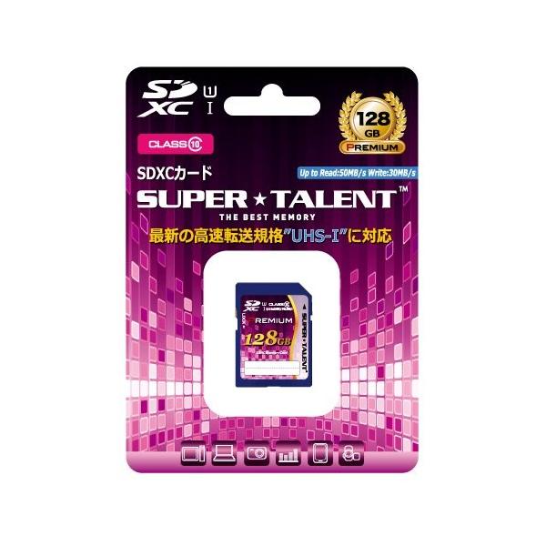 SUPER TALENT X[p[^g SDJ[h SDXC[J[h ST28SU1P 128GB Vi 