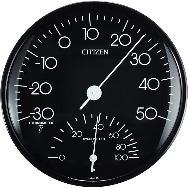 シチズン CITIZEN 掛け時計 温度湿度気圧計 eightloop_4903456020843