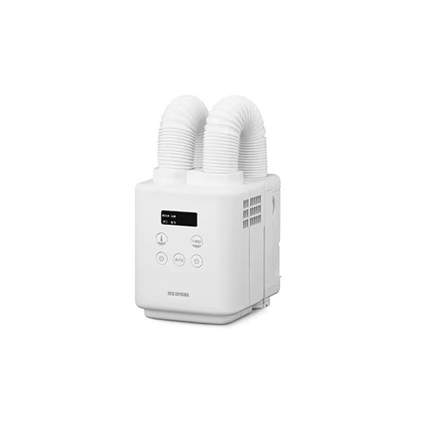 小さくてもハイパワーなふとん乾燥機［カラリエ mini TURBO］ツインノズルです。ツインノズルだから、2つのふとん・くつを同時にあたため、乾燥できます。コンパクトで軽量なので、使用も収納も手間いらずです。