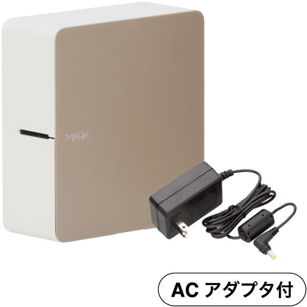 TEPRA SR-MK1 ベージュ 本体とACアダプター　美品、 TEPRA PRO キングジム SR-MK1HA ベージュ ラベルプリンターテプラPRO