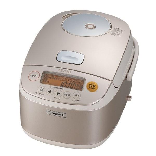 象印 ZOJIRUSHI NP-BF18-NZ 鉄器コートプラチナ厚釜 1升炊き 圧力IH 