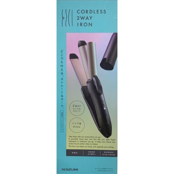 KOIZUMI（コイズミ） KHR-7440/K コードレス2WAYアイロン(ストレート