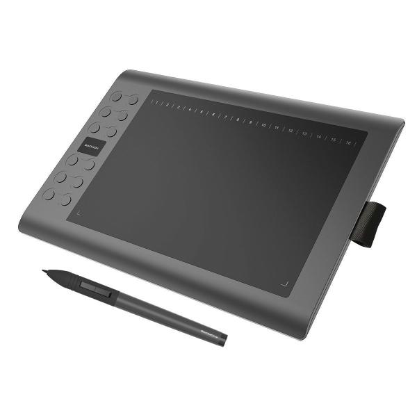 GAOMON Windows MAC両対応 10 x 6インチ ペンタブレット M106K 充電式
