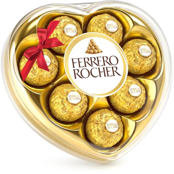 フェレロ ロシェ Ferrero Rocher ハート ヘーゼルナッツ ミルクチョコレート ギフト 100g 8粒