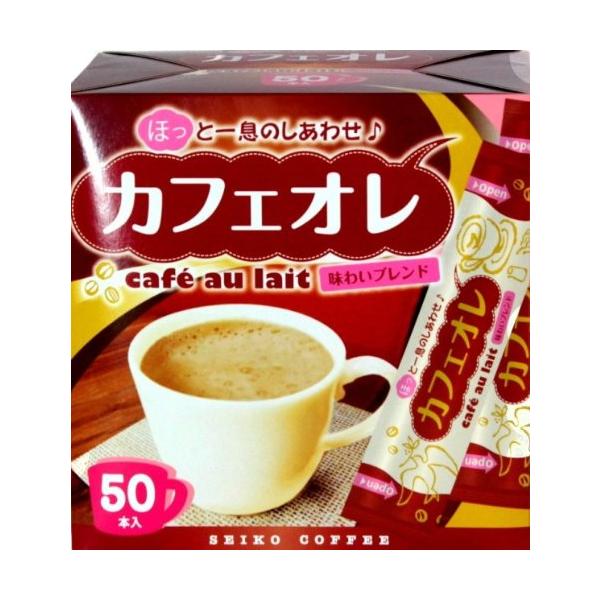 セイコー珈琲 カフェオレ味わいブレンド 12g×50本