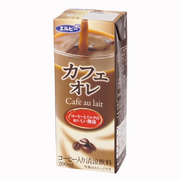 エルビー カフェオレ 200ml×24本
