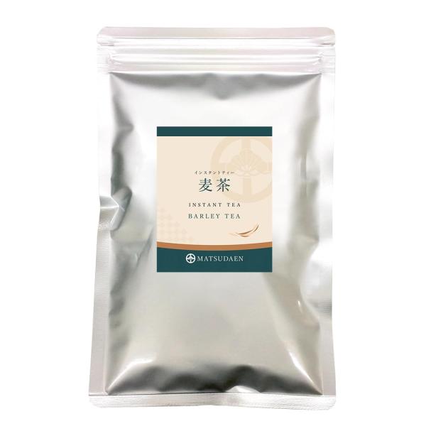 松田園（MATSUDAEN）インスタント麦茶 250g ノンカフェイン 粉末茶 パウダー茶 さっと溶ける 業務用 給茶機対応 国内産茶原料100％使用