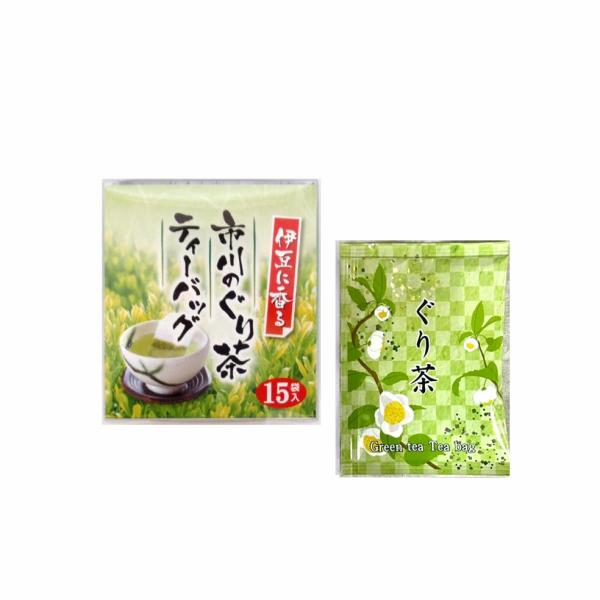 伊豆に香る 市川のぐり茶 ぐり茶糸付ティーバッグ プラケース入 2g×15