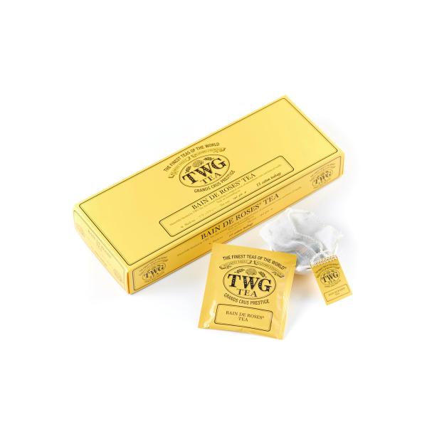 TWG Tea】Bain de Roses Tea（バンドゥローズ）｜ティーバッグ 2.5g×15