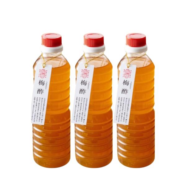 梅ボーイズ【 無添加 】天日塩と完熟南高梅で作った梅酢 500ml×3 紀州産（ 和歌山県 三重県 ） 紀州南高梅 ビネガー 梅エキス うめ 天然塩