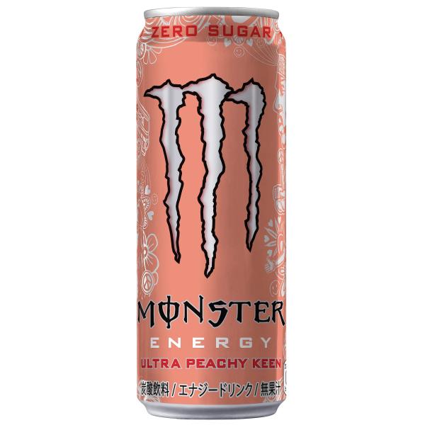 他サイト： アサヒ飲料 モンスター ウルトラ ピーチーキーン 355ml×24本 [エナジードリンク] [0カロリー]の商品画像