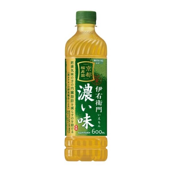 他サイト： [機能性表示食品] サントリー 伊右衛門 濃い味 600ml×24本 まとめ売り実施中の商品画像