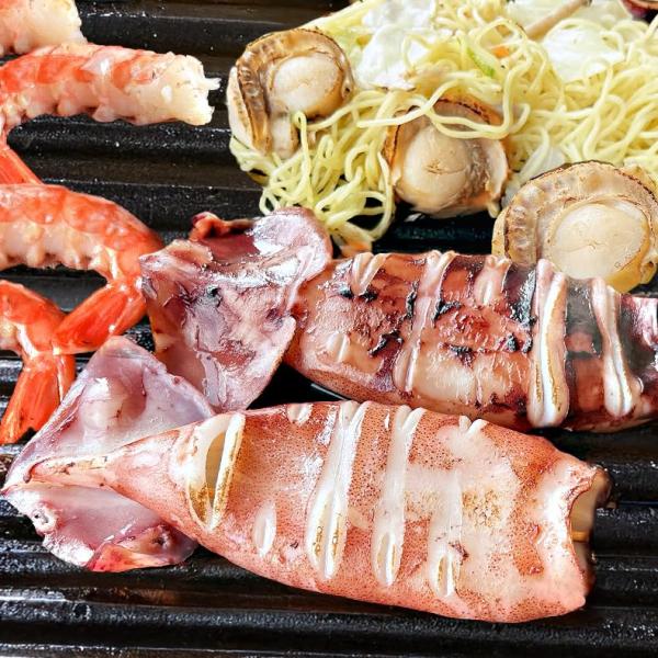魚耕 海鮮 バーベキュー セット 3種15品 海鮮セット BBQセット 帆立 エビ イカ 冷凍