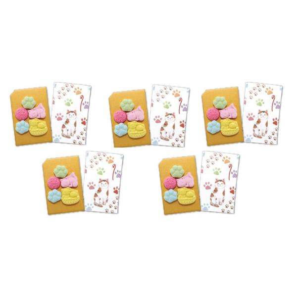 【５袋セット】ばいこう堂 さぬき和三盆 お干菓子 たと紙 和三盆 プチギフト お祝い お茶請け お茶菓子 和三盆糖 干菓子 セット 猫