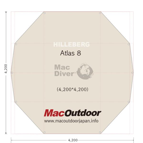 Hilleberg ヒルバーグ アトラス グランドシート　MAC OUTDOOR eightoutdoor_4582514101368