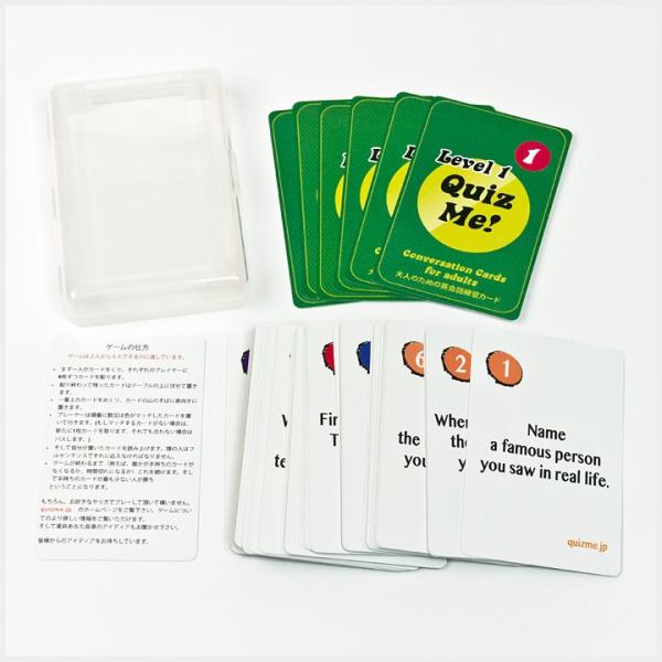 英会話 カード Quiz Me Conversation Cards For Adults Level 1 Pack 1 送料無料 カードゲーム 日常会話 英語教材 英会話教材 Buyee Buyee 提供一站式最全面最专业现地yahoo Japan拍卖代bid代拍代购服务 Bot Online