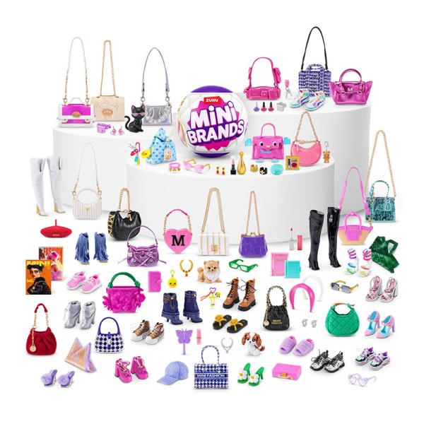 Mini Brands Fashion Series 4 Capsule by ZURU - Surprise Unbox Collectible Toy for Kids Ages 3+