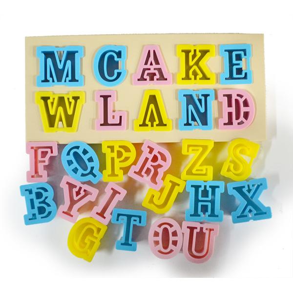 アルファベット クッキー抜き型 文字A-Z タイガークラウン 日本