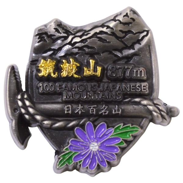 ●筑波山イブシピンズ 日本百名山イブシピンズシリーズ ピンバッチ ピンバッジ　PINS