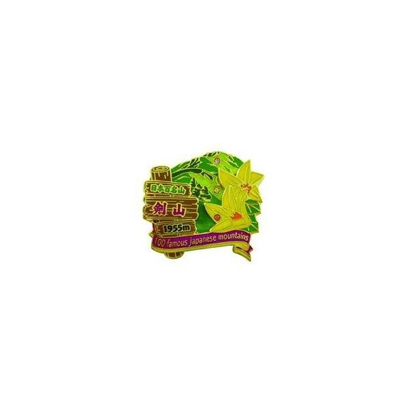 2段剣山ピンズ　ピンバッチ ピンバッジ　PINS 日本百名山シリーズ