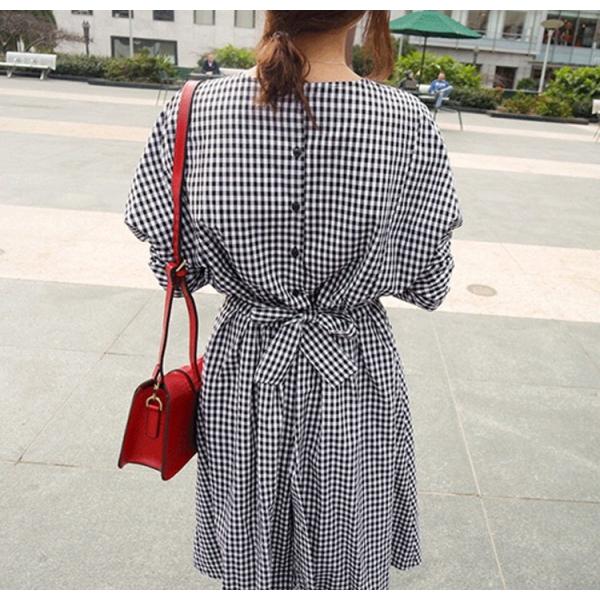 ギンガムチェックワンピース フレアワンピース ワンピース レディースワンピース バッグリボン ウエストリボン ギンガムチェック Buyee Buyee Japanese Proxy Service Buy From Japan Bot Online