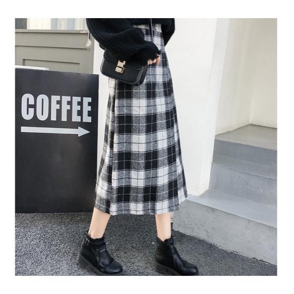 ミモレ丈チェックスカート ブロックチェック スカート ロング チェック柄 ボトムス 秋冬スカート シンプル トレンド Buyee Buyee Japanese Proxy Service Buy From Japan Bot Online