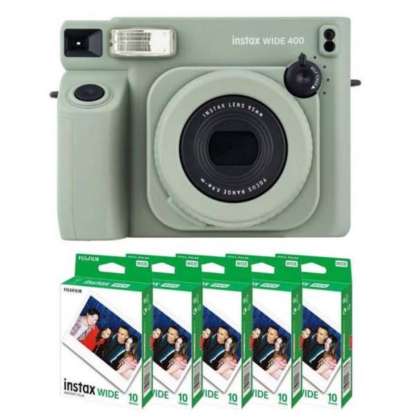 FUJIFILM 富士フイルム instax WIDE 400 チェキ ワイド フィルム50枚付き