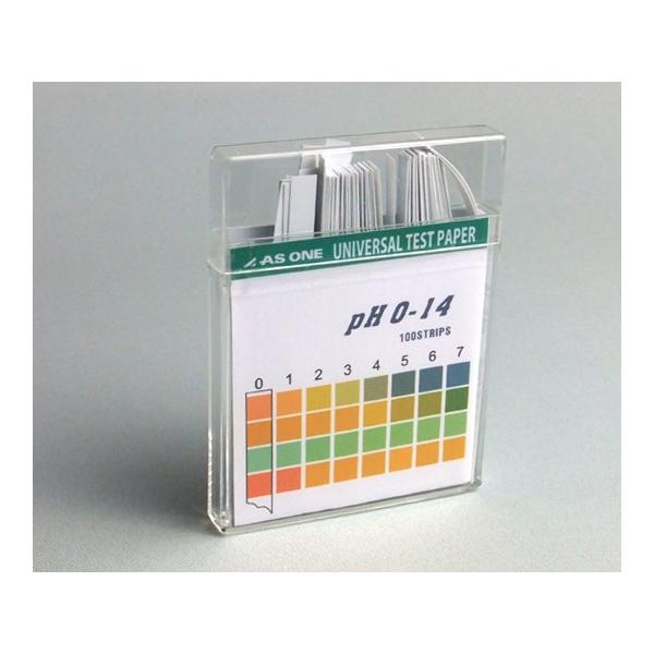 pH������ pH0-14 �X�e�B�b�N�^�C�v 1��(100����)(1-1267-01)(���[����)
