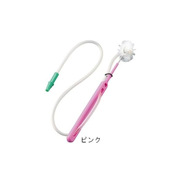 ■特徴喉の力が弱っていて、唾液や汚れが気管に入る心配のある方に適しています。安全なケアができるやわらかい柄です。■仕様色：ピンク材質：ワイヤー／ステンレス（SUS304）、毛材／ナイロン、柄部／PE（ポリエチレン）、チューブ／PVC（塩化ビ...