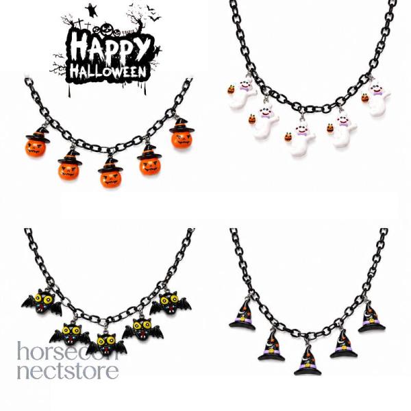かぼちゃのジュエリー ハロウィン ペンダントネックレス ハロウィンかぼちゃ ジュエリー ヴィンテージ ゴシック ロープ パンプキン チョーカー アクセサリー