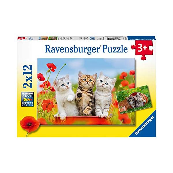 LPメール便OK 知育玩具/パズル 子供 Ravensburger ラベンスバーガー 子猫の冒険（12ピース×2） 3歳 おもちゃ 知育玩具 入園 入学