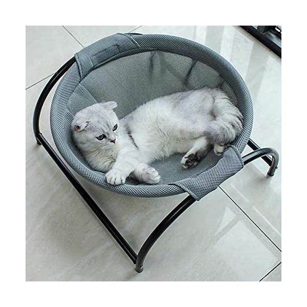 猫ベッド ペットハンモック 犬猫用ベッドベッド 自立式 猫寝床 ネコベッド 猫用品 ペット用品 丸洗い 取り外し可能 通気性抜群 組立簡単 室内 戸外 2色 Cww 02 Eito Ct 通販 Yahoo ショッピング