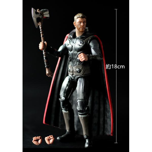 マイティー・ソー 可動フィギュア 【アベンジャーズ】高さ約18cm 外箱