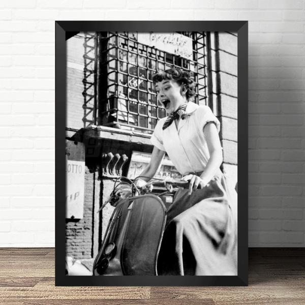 オードリー•ヘプバーン　ローマの休日　キャンバスボード Amazon.co.jp: オードリーヘプバーンローマの休日ロマンティック