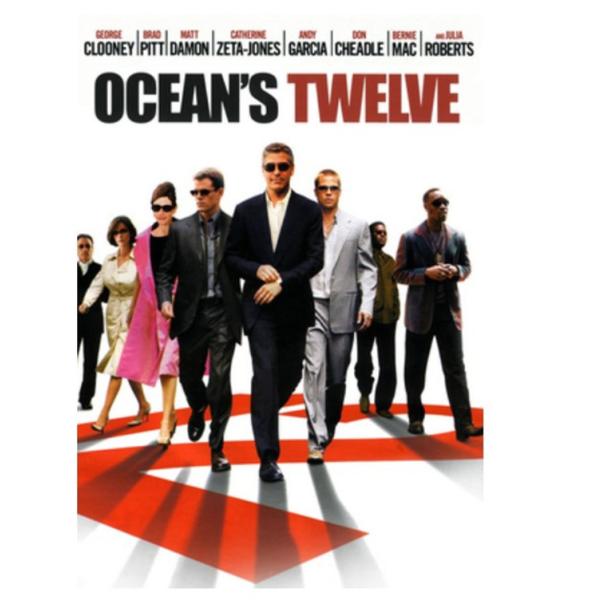 『オーシャンズ12』Ocean's Twelve 映画ポスター アートフレーム 壁掛け 額縁透明シート付 34X44cm