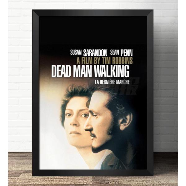 『デッドマン・ウォーキング』Dead Man Walking 映画ポスター アートフレーム 木枠 立て掛け 壁掛け 額縁透明シート付 34X44cm