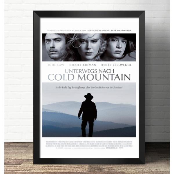 『コールド マウンテン』 Cold Mountain アカデミー賞 ゴールデングローブ賞 映画ポスター 木枠 立て掛け 壁掛け 額縁透明シート付 34X44cm