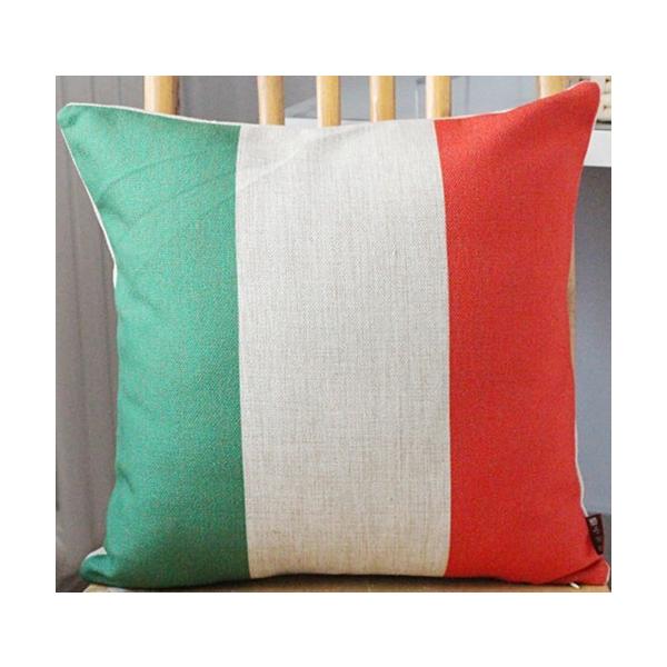 イタリア国旗　 抱き枕　クッションカバー45cmx45cm