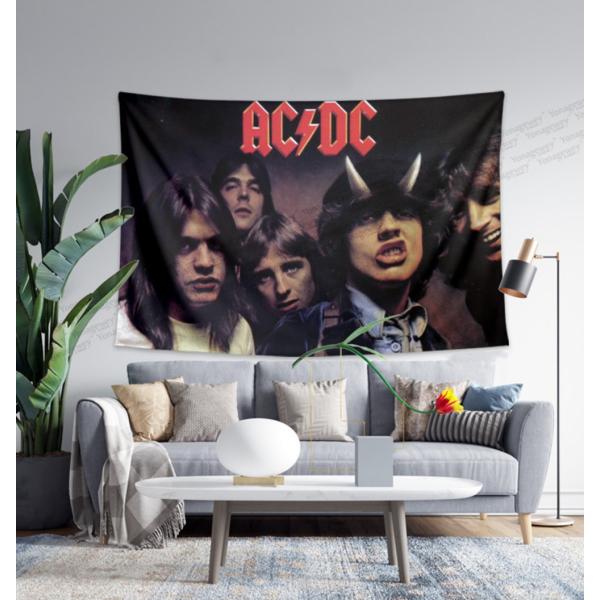 AC DC ロックバンド タペストリー ポスター 壁掛け 間仕切り