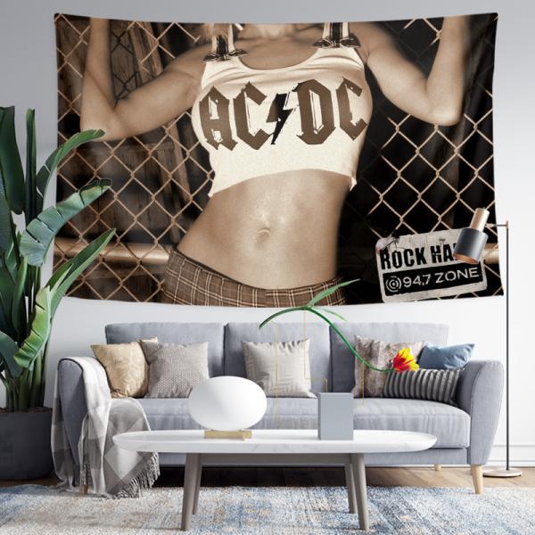 材質：ポリエステルサイズ：150x100cm (サイズオーダー可能です）。釘や画鋲を使用することで、容易に掛けられます。お部屋・ガレージ・お店・カフェ・店舗インテリアのイメージ作りやイメージアップ、ディスプレイ、お部屋のインテリア、ソファカ...